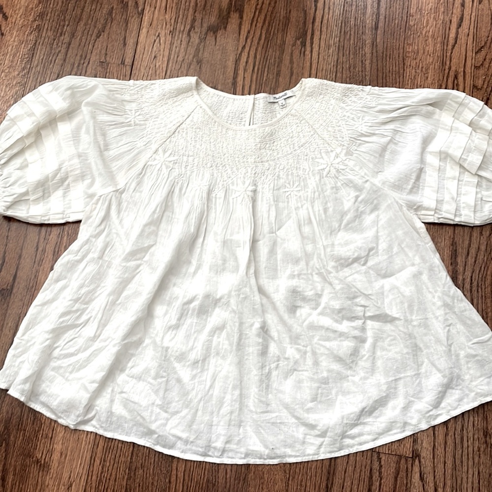 Floral embroidered blouse
